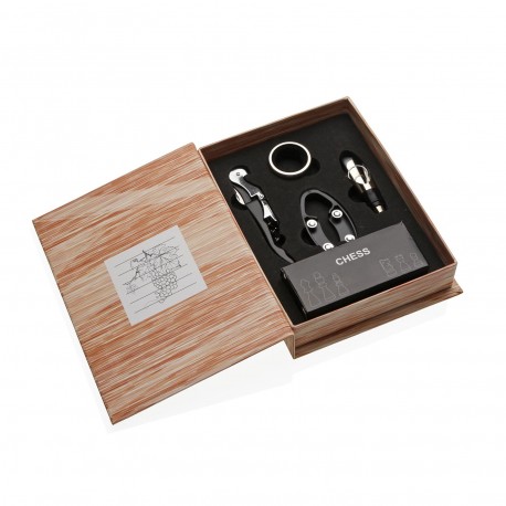 SET 4 ACCESSOIRES VIN ÉCHECS