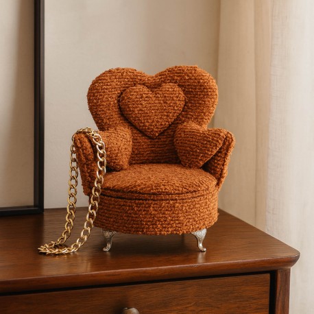 BOÎTE À BIJOUX FAUTEUIL MOUTARDE BOÎTE À BIJOUX FAUTEUIL MOUTARDE