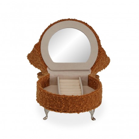 BOÎTE À BIJOUX FAUTEUIL MOUTARDE BOÎTE À BIJOUX FAUTEUIL MOUTARDE