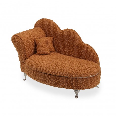 BOÎTE À BIJOUX CHAISE LONGUE MOUTARDE