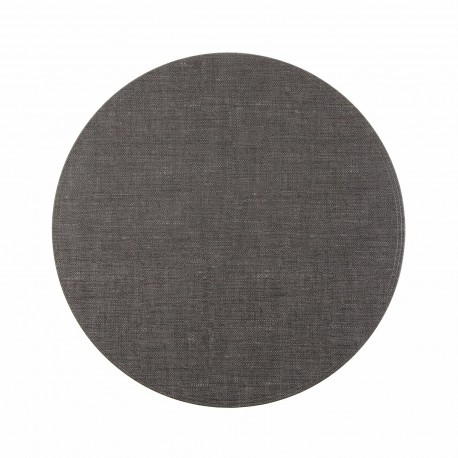 DESSOUS DE PLAT ROND GRIS