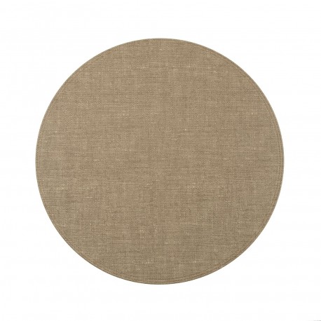 DESSOUS DE PLAT ROND BEIGE CLAIR