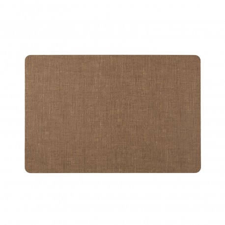 DESSOUS DE PLAT RECTANGULAIRE BEIGE FONCÉ