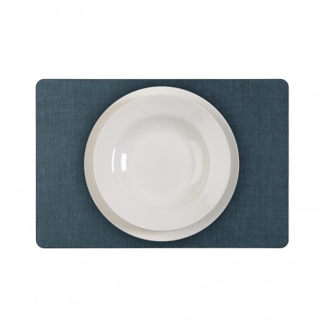 DESSOUS DE PLAT RECTANGULAIRE BLEU