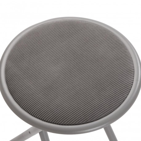 CHAISE HAUTE PLIANTE TOD VELOURS GRIS