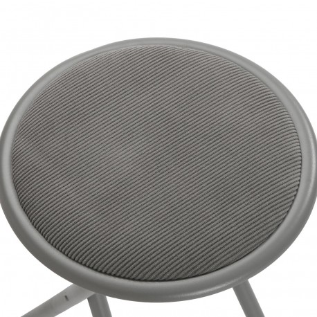 CHAISE HAUTE PLIANTE TOD VELOURS GRIS FONCÉ