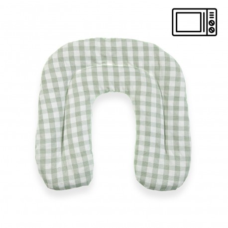 COUSSIN THERMIQUE COU VICHY VERT