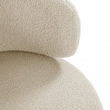 FAUTEUIL ERIE EN LAINE BLANC FAUTEUIL ERIE EN LAINE BLANC