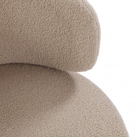 FAUTEUIL ERIE EN LAINE BEIGE FAUTEUIL ERIE EN LAINE BEIGE