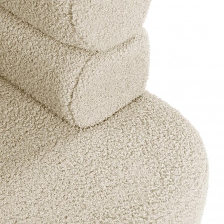 FAUTEUIL NEMI EN LAINE BLANC FAUTEUIL NEMI EN LAINE BLANC