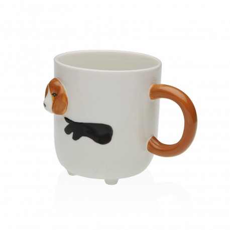 MUG CHIEN EN RELIEF