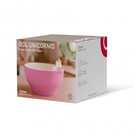 BOL LICORNE ROSE