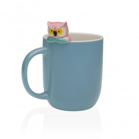 MUG HIBOU BLEU