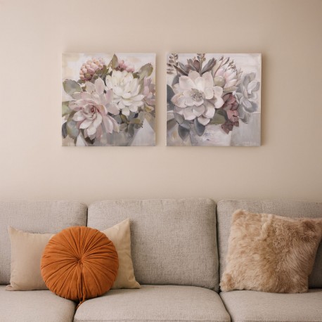 TABLEAU ASSORTIMENT FLEURS 40 X 40