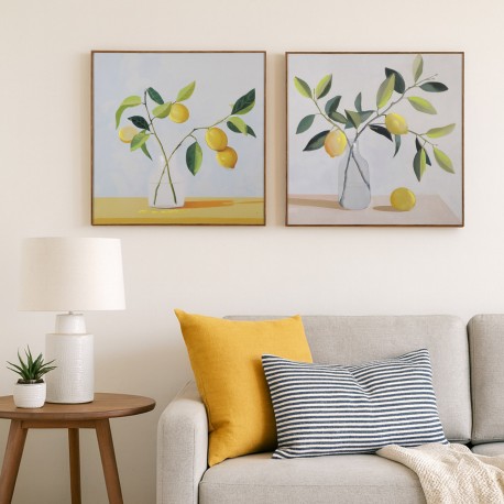 TABLEAU ASSORTIMENT CITRONS 40 X 40