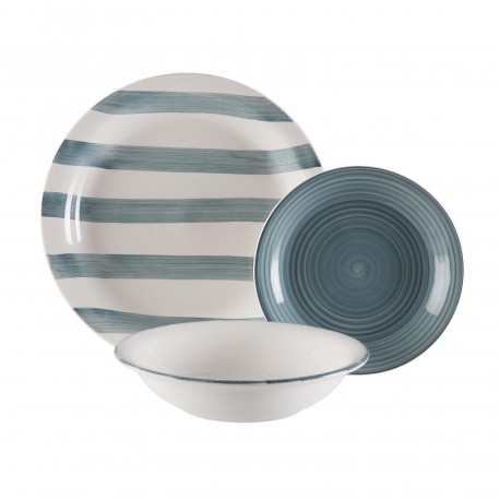 SERVICE 18 PIÈCES LIGIA BLEU