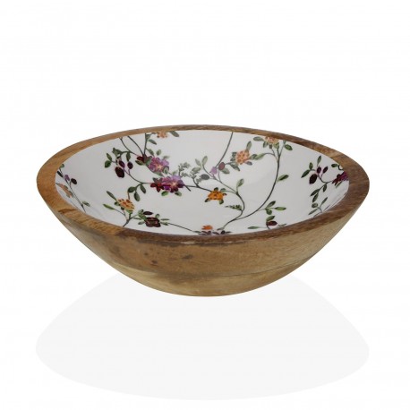 BOL ÉMAILLÉ FLEURS SAUVAGES