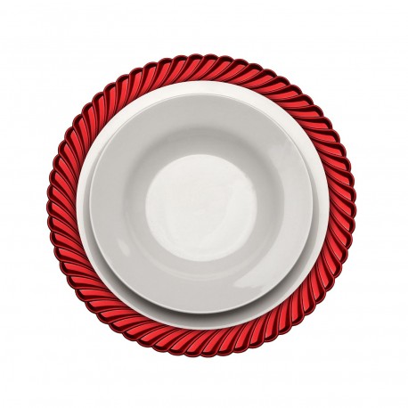 SET DE TABLE ROUGE