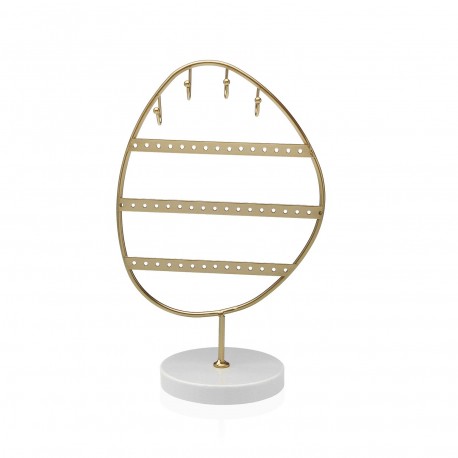 BOÎTE À BIJOUX MÉTAL DORÉ 4 NIVEAUX