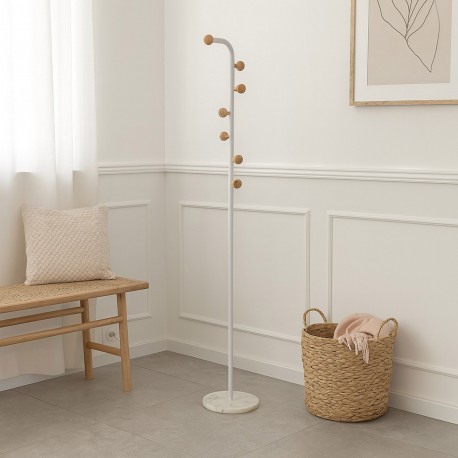 PORTE-MANTEAU CHEKA BLANC