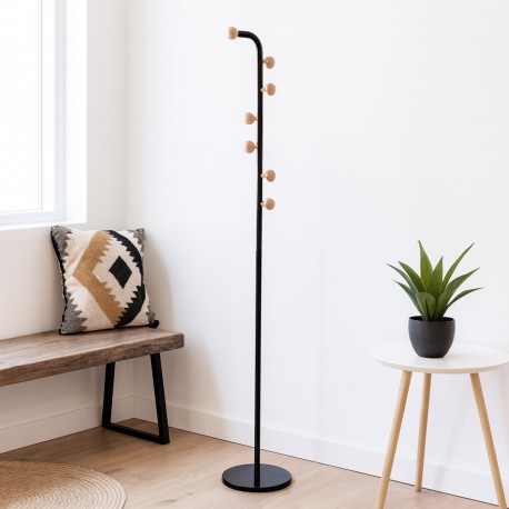 PORTE-MANTEAU CHEKA NOIR