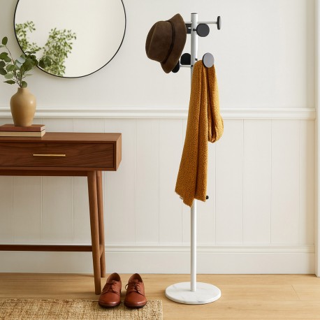 PORTE-MANTEAU TORA BLANC