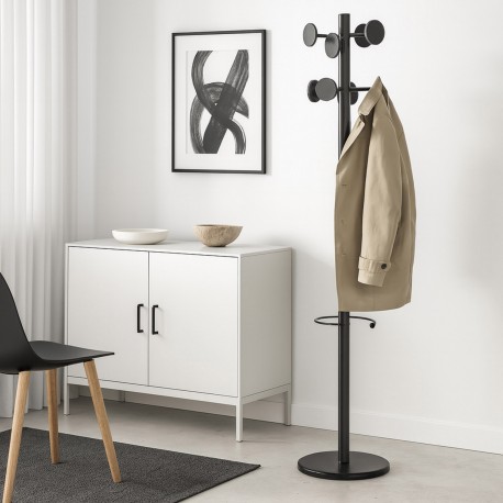 PORTE-MANTEAU TORA ARGENTÉ