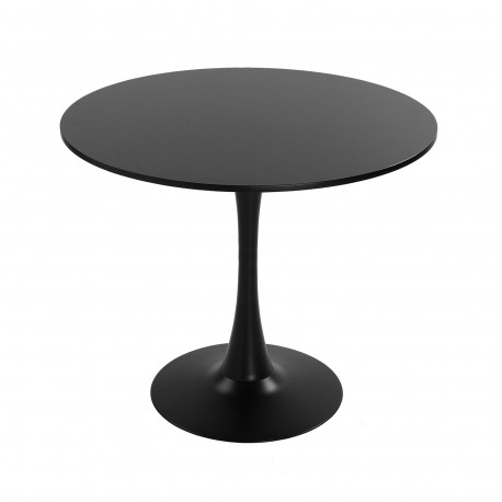 TABLE NOIRE MEERA 100 CM