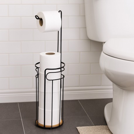 PORTE-ROULEAUX SALLE DE BAIN NOIR PORTE-ROULEAUX SALLE DE BAIN NOIR