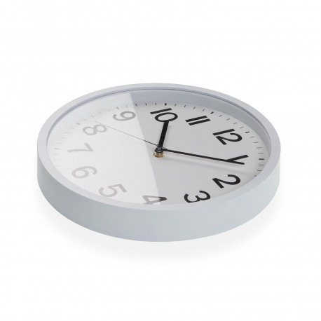 HORLOGE MURALE BLANCHE 30 CM