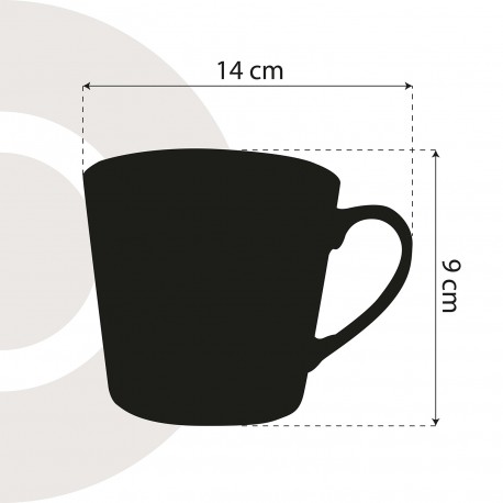 SET 6 TASSES THÉ ASSIETTE LIGNE