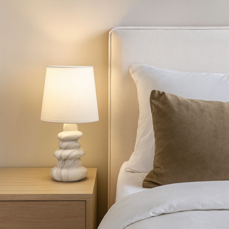 LAMPE DE TABLE NOLIA BLANCHE