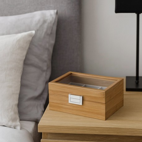 BOÎTE À MONTRES 3 COMPARTIMENTS