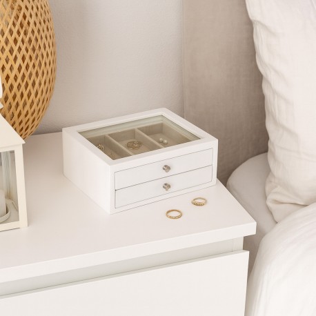 BOÎTE À BIJOUX BOIS BLANC NEIL