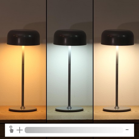 LAMPE DE TABLE ALWARA ARGENTÉE