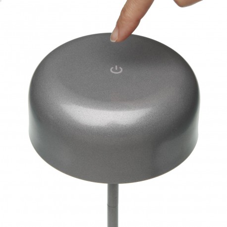 LAMPE DE TABLE ALWARA ARGENTÉE