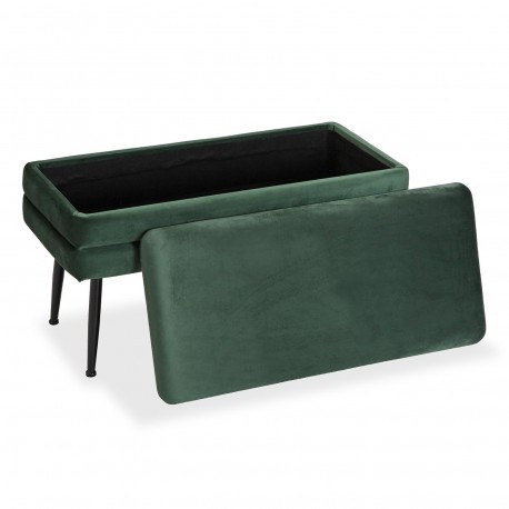 BANC DE LIT VERT OTTOMAN
