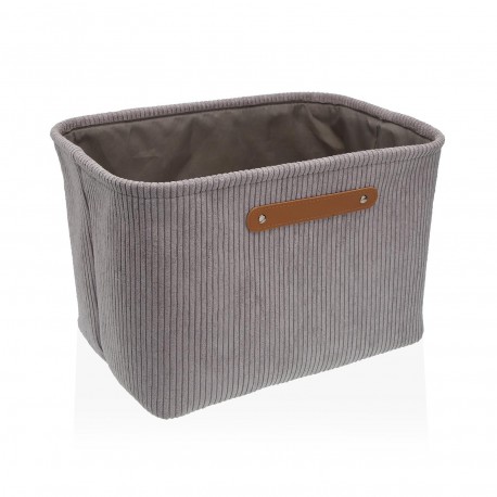 PANIER CORDUROY GRIS CLAIR RECT.