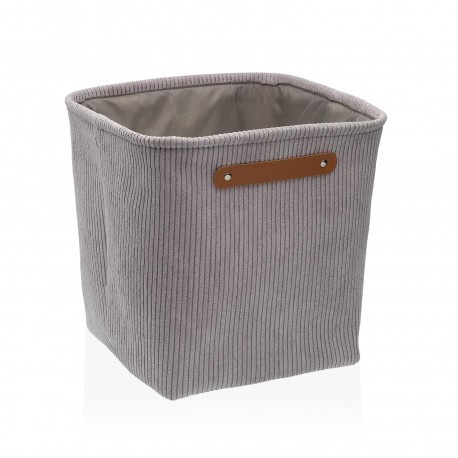 PANIER CORDUROY GRIS CLAIR