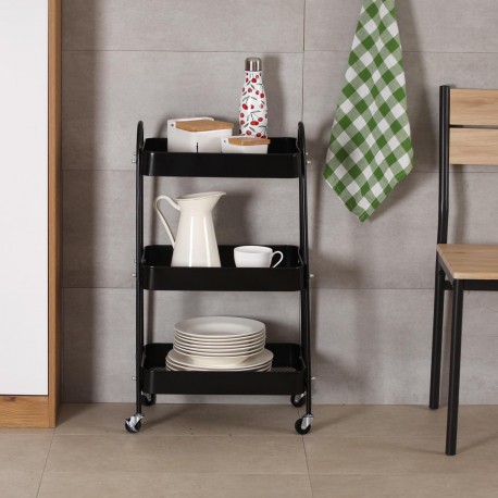 CHARIOT CUISINE NOIR