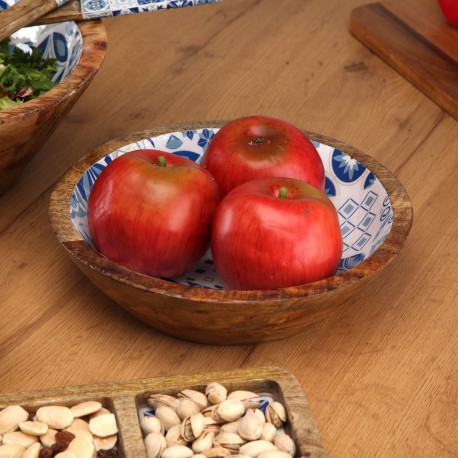 COUPELLE GRANDE ÉMAILLÉE AZURITA