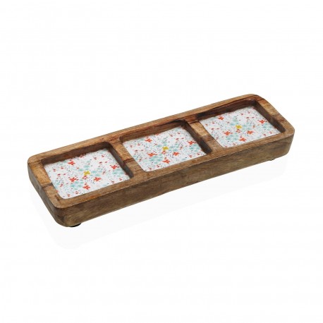 RAVIER TROIS COMPARTIMENTS FIORELLA