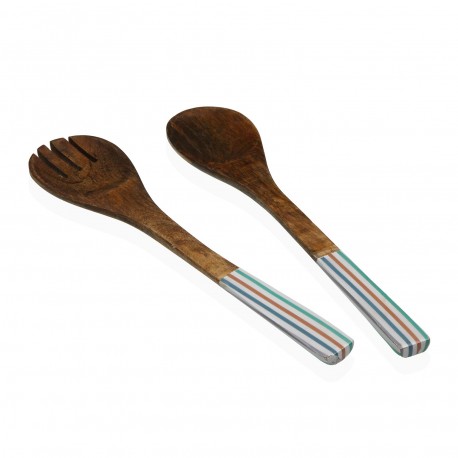 SET UTENSILES RAYAS