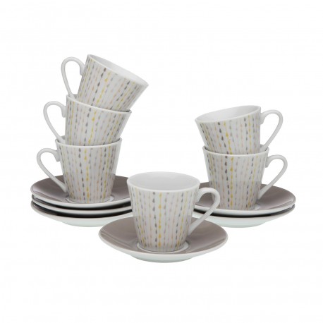 SET 6 TASSES CAFÉ NORDIC DROP