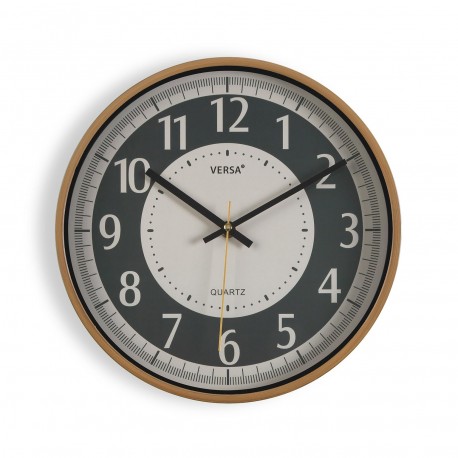 HORLOGE MURALE GRISE 30 CM
