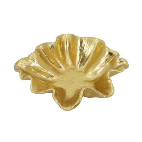 CENTRE DE TABLE FLEUR DORÉE