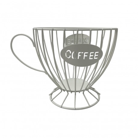 PANIER RANGEMENT TASSE BLANC