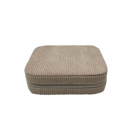BOÎTE À BIJOUX VELOURS BEIGE