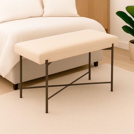 BANC DE LIT NILO BEIGE