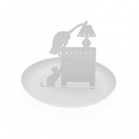 BOÎTE À BIJOUX CHATS BLANC